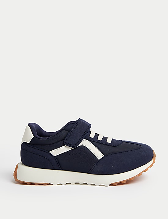 Kids' Colour Block Riptape Trainers (4 Small - 2 Large)