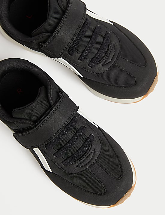 Kids' Colour Block Riptape Trainers (4 Small - 2 Large)