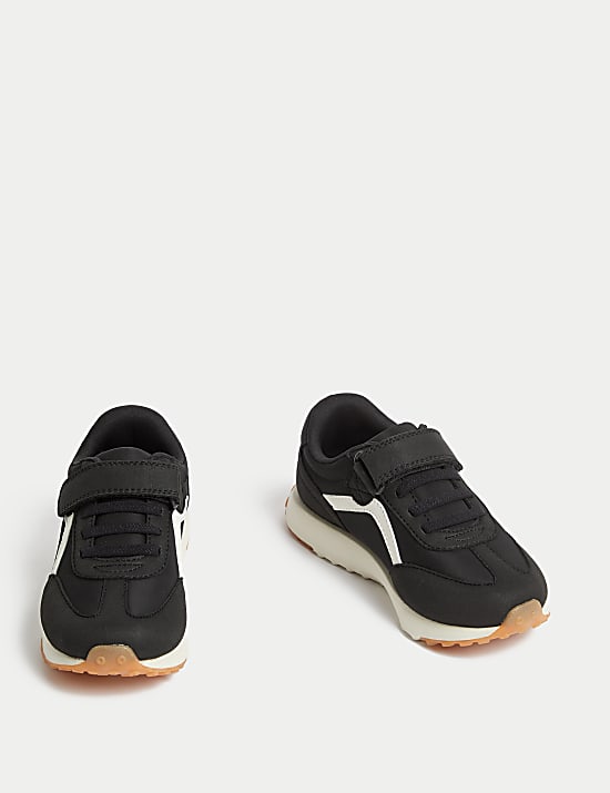 Kids' Colour Block Riptape Trainers (4 Small - 2 Large)