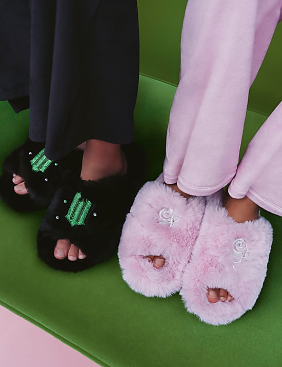 Kids' Faux Fur Wicked&trade; Slippers (13 Small - 6 Large)