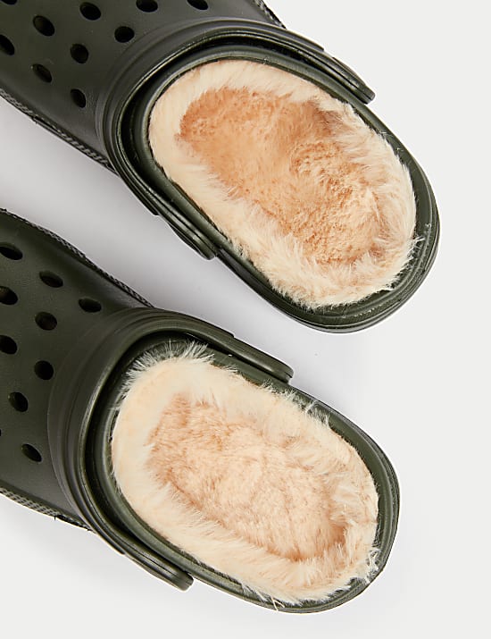 Kids' Faux Fur Lined Clogs (4 Small - 13 Small)