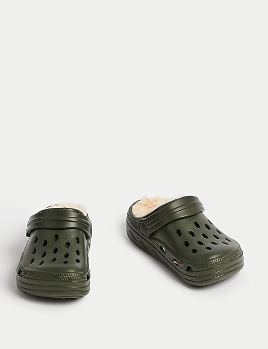 Kids' Faux Fur Lined Clogs (4 Small - 13 Small)