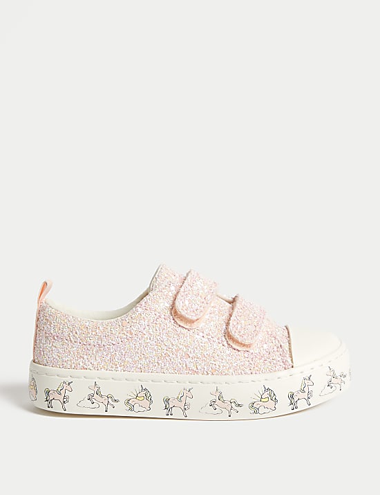 Kids' Riptape Unicorn Trainers (4 Small - 2 Large)