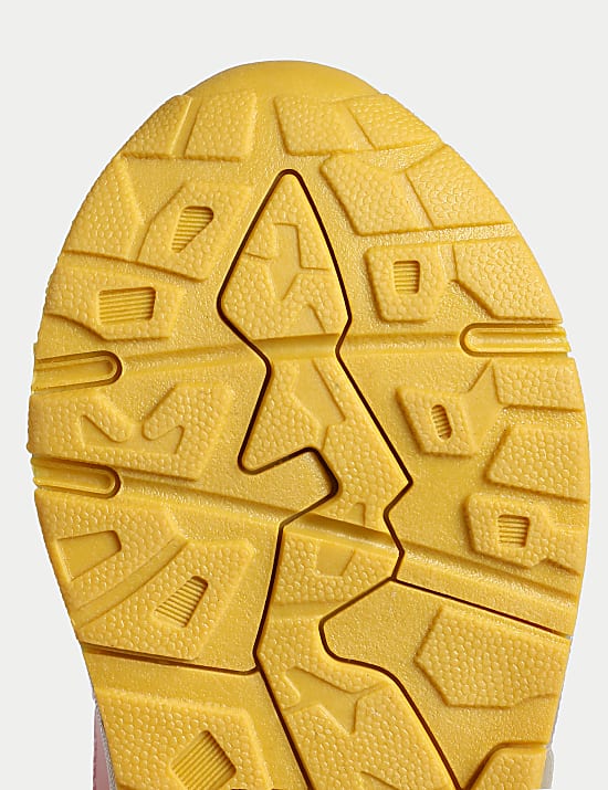 Kids' Light Up Colour Block Riptape Trainers (4 Small - 2 Large)