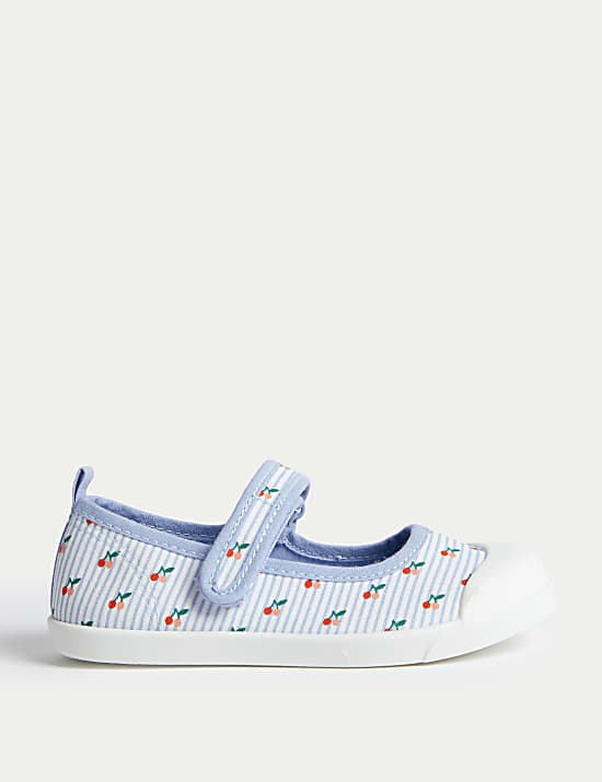 Kids' Canvas Riptape Trainers (4 Small - 2 Large)