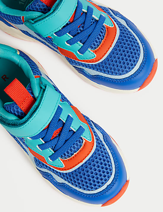 Kids' Chunky Riptape Trainers (4 Small - 2 Large)