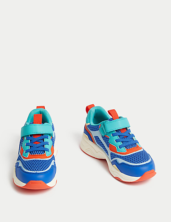 Kids' Chunky Riptape Trainers (4 Small - 2 Large)