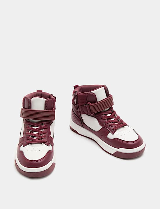 Kids' Freshfeet&trade; Riptape High Top Trainers (4 Small - 7 Large)
