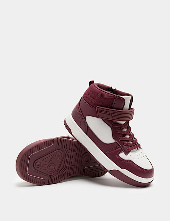 Kids' Freshfeet&trade; Riptape High Top Trainers (4 Small - 7 Large)