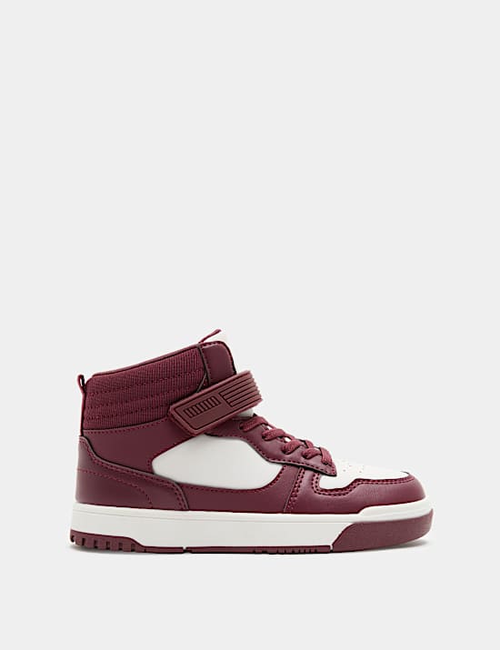 Kids' Freshfeet&trade; Riptape High Top Trainers (4 Small - 7 Large)