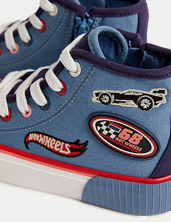 Kids' Hot Wheels™ High Top Trainers (4 Small - 2 Large)