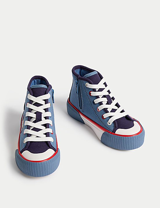 Kids' Hot Wheels™ High Top Trainers (4 Small - 2 Large)