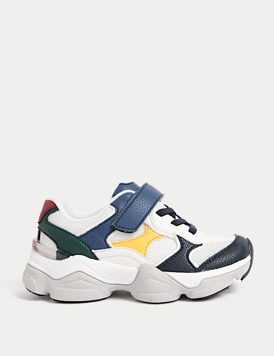 Kids' Chunky Freshfeet™ Riptape Trainers (4 Small - 3 Large)