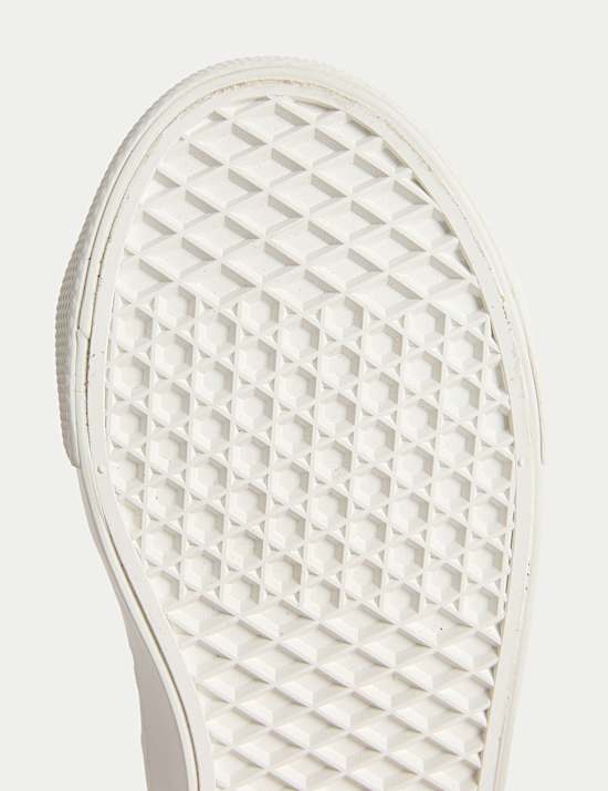 Kids&rsquo; Denim Star High Top Trainers (4 Small - 2 Large)