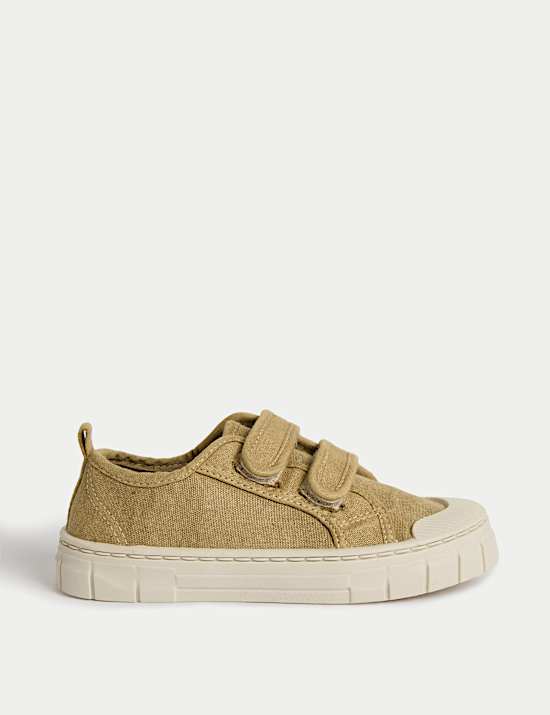 Kids' Canvas RiptapeTrainers (4 Small - 2 Large)