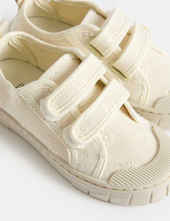 Kinderturnschuhe aus Canvas mit Klettverschluss (20,5–34,5)