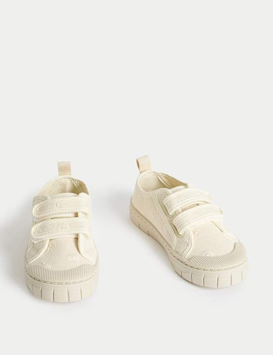 Kinderturnschuhe aus Canvas mit Klettverschluss (20,5–34,5)