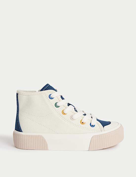 Baskets montantes Freshfeet™ en toile pour enfants (du 20,5 au 40,5)