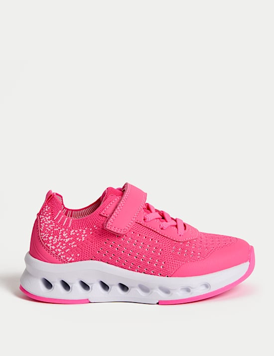 Kids' Knitted Riptape Trainers (4 Small - 2 Large)