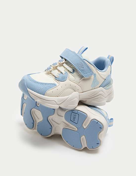 Suede Disney Frozen&trade; Riptape Trainers
