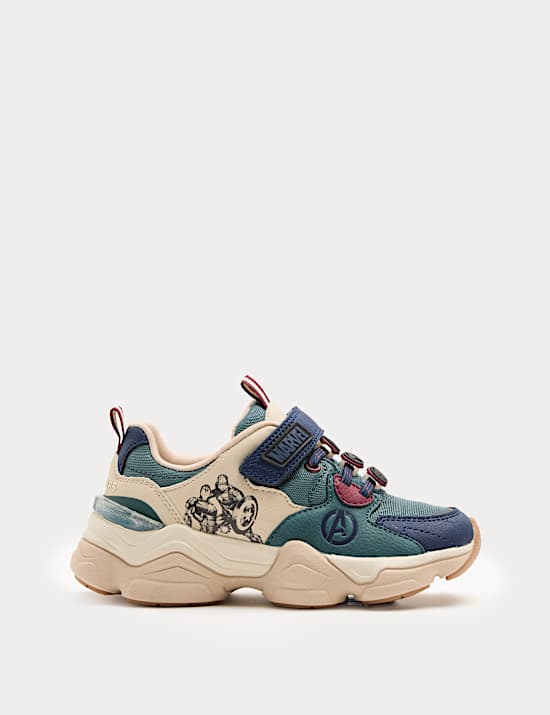 Kids' Suede Avengers&trade; Riptape Trainers