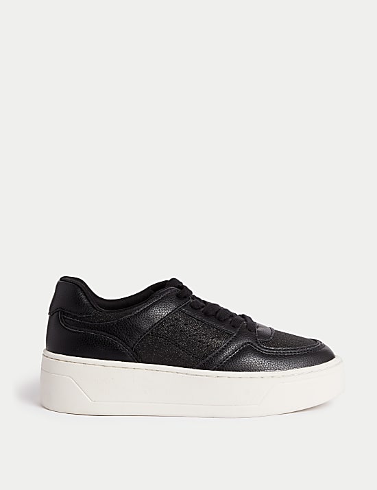 Girls Trainers Lace up Velcro Trainers M S ES