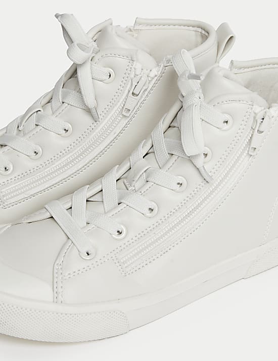 Baskets montantes enfants Freshfeet™ avec fermeture à glissière (du 20 au 40,5)