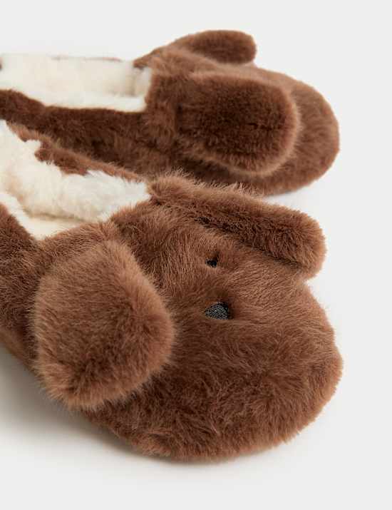 Kids' Dog Slippers (4 Small - 13 Small)