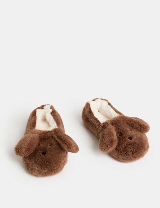 Kids' Dog Slippers (4 Small - 13 Small)