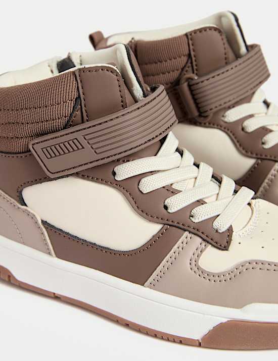 Zapatillas de deporte infantiles altas (4 peque&ntilde;o-7 grande)
