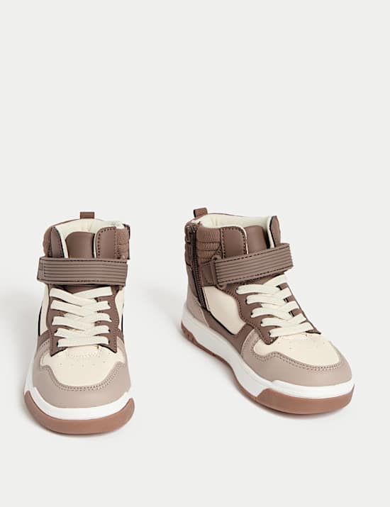 Zapatillas de deporte infantiles altas (4 peque&ntilde;o-7 grande)