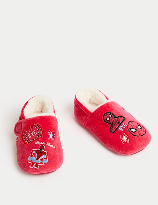 Kids' Spider-Man™ Riptape Slippers (4 Small - 13 Small)