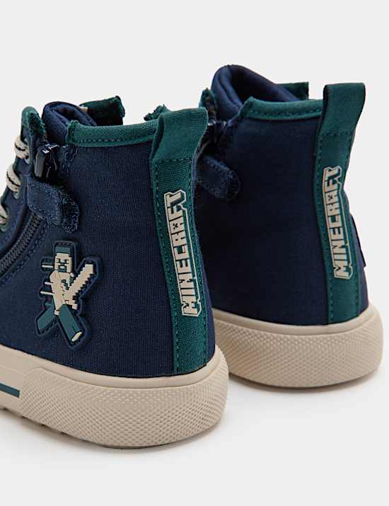 Kids' Minecraft&trade; Freshfeet&trade; High Tops (10 Small - 4 Large)