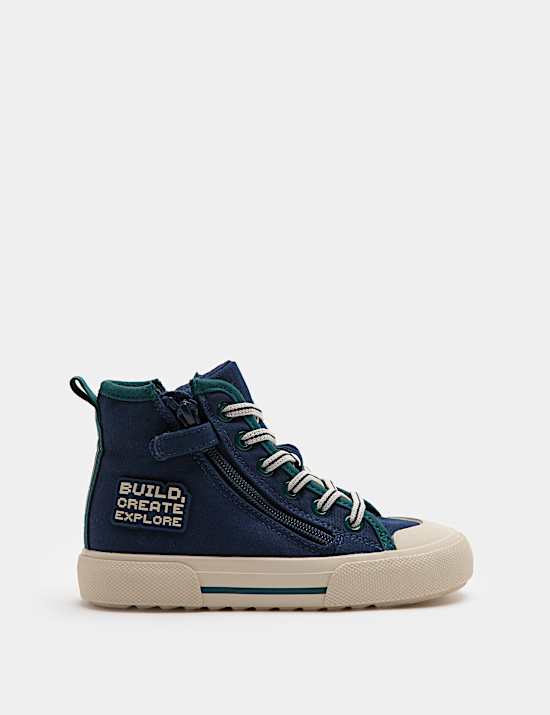 Kids' Minecraft&trade; Freshfeet&trade; High Tops (10 Small - 4 Large)