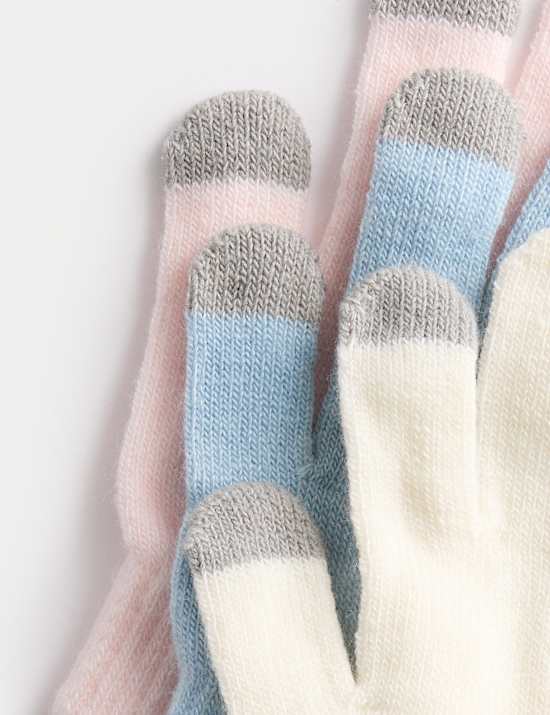 Kids' 3pk Magic Gloves