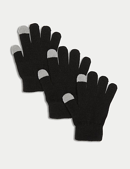 Kids' 3pk Magic Gloves