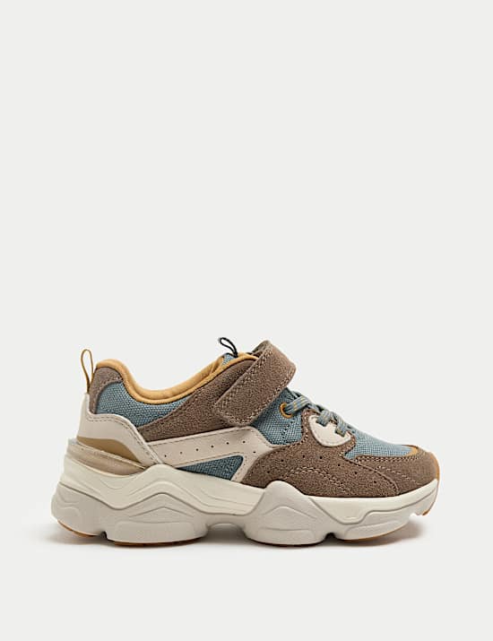 Kids' Chunky Suede Trainers (4 Small - 2 Large)