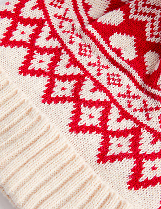 Kids' Fair Isle Winter Hat (1-13 Yrs)