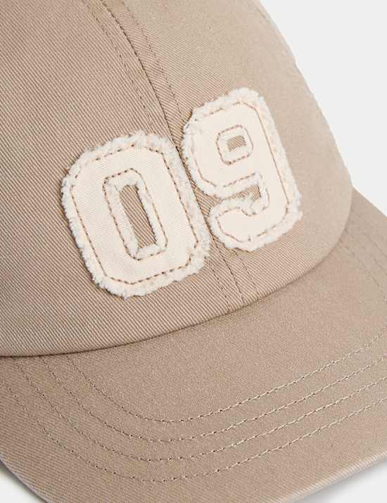 Kids' Pure Cotton Slogan Baseball Cap (1-13 Yrs)