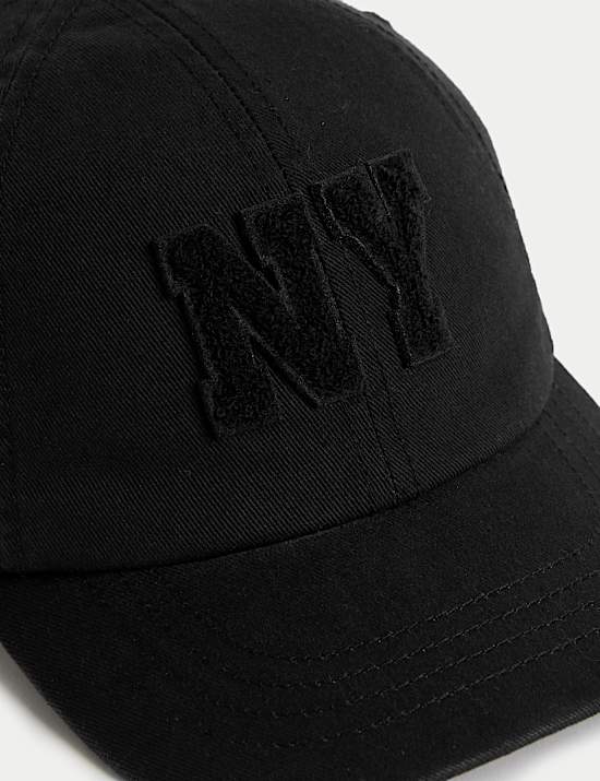 Kids' Pure Cotton Slogan Baseball Cap (1-13 Yrs)