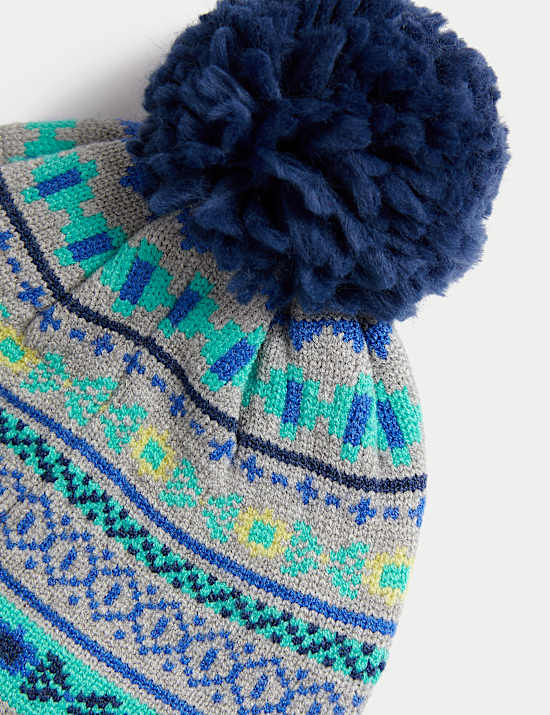 Kids' Fair Isle Winter Hat (1-13 Yrs)