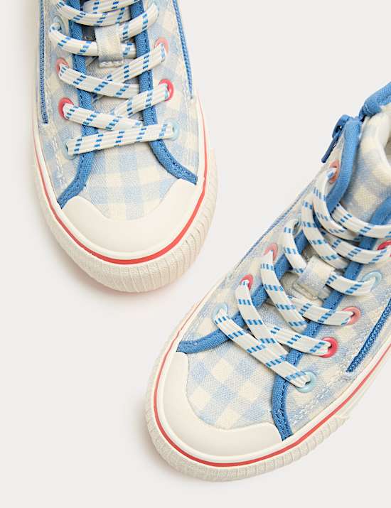 Kids' Strawberry Patterned High Top Trainers (4 Small-2 Large)