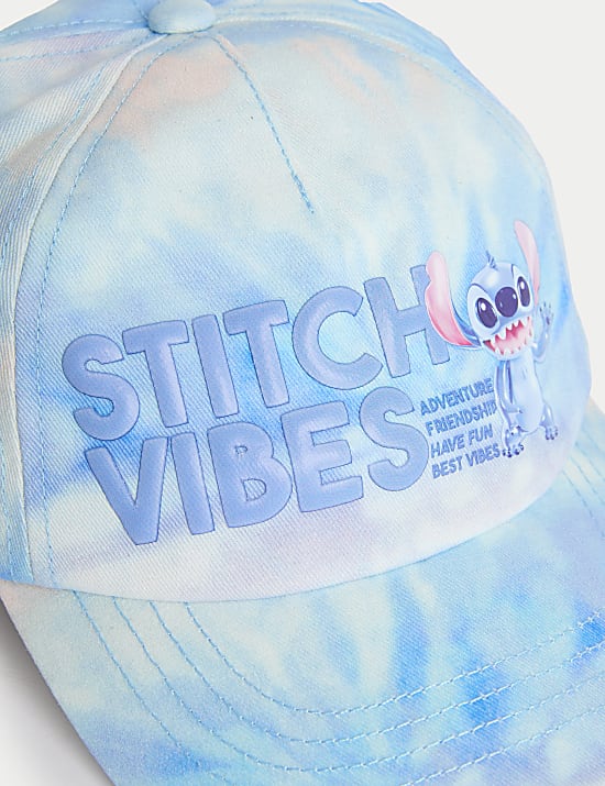 Kids' Pure Cotton Lilo and Stitch&trade; Baseball Cap (3-13 Yrs)