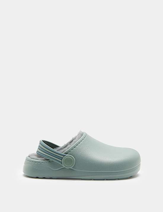 Kids' Fur Lined Clogs (4 Small-7 Large)