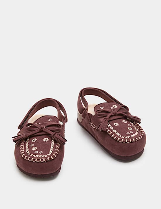 Kids' Embroidered Slip On Clogs (10 Small - 2 Large)