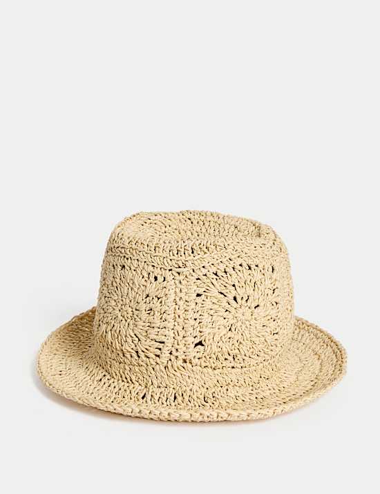Kids' Plain Straw Sun Hat (18 Mths-13 Yrs)