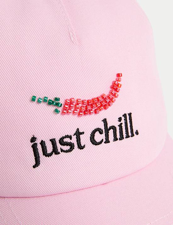 Kids' Pure Cotton Slogan Baseball Cap (3-13 Yrs)