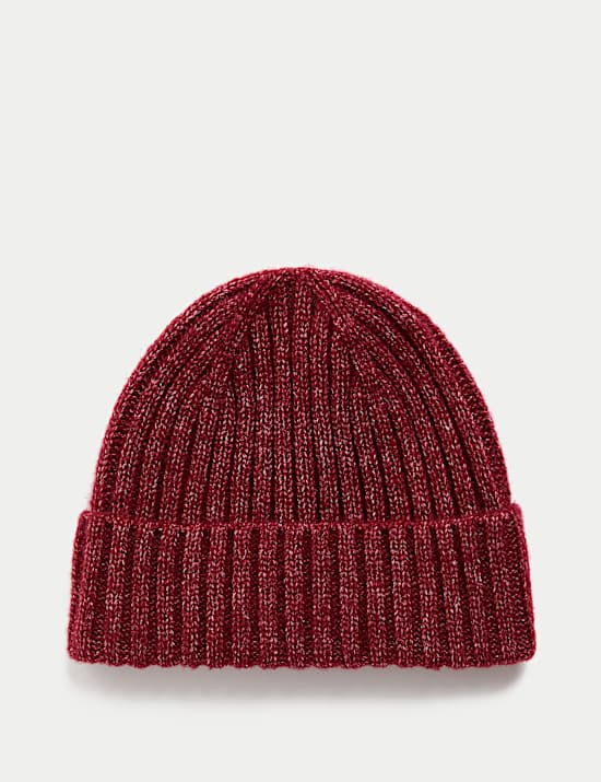 Kids' Knitted Ribbed Beanie Hat (0-13 Yrs)
