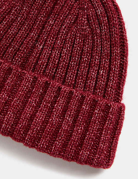Kids' Knitted Ribbed Beanie Hat (0-13 Yrs)