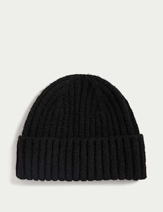 Bonnet enfants en maille côtelée (jusqu’au 13 ans)